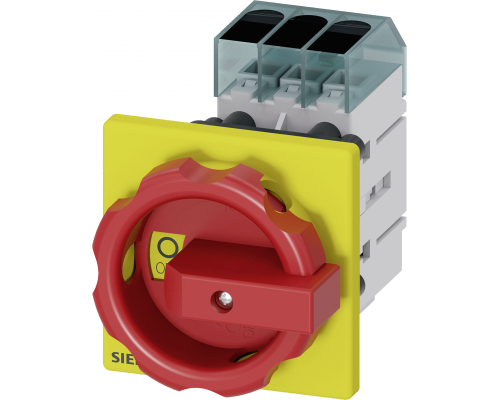 Siemens 3LD3354-0TK53 Главный выключатель 3-пол., 40А, коммутация AC-23, 400В, 15.0 кВт, черн./крас./жел. Siemens 3LD3354-0TK53 Главный выключатель 3-пол., 40А, коммутация AC-23, 400В, 15.0 кВт, черн./крас./жел.