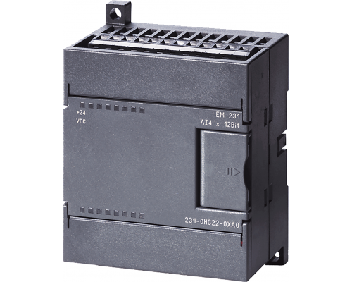 Siemens 6ES7231-0HC22-0XA0 Модуль ввода аналоговых сигналов SIMATIC S7-200, 4 канала, 12 бит, 250 МКС Siemens 6ES7231-0HC22-0XA0 Модуль ввода аналоговых сигналов SIMATIC S7-200, 4 канала, 12 бит, 250 МКС