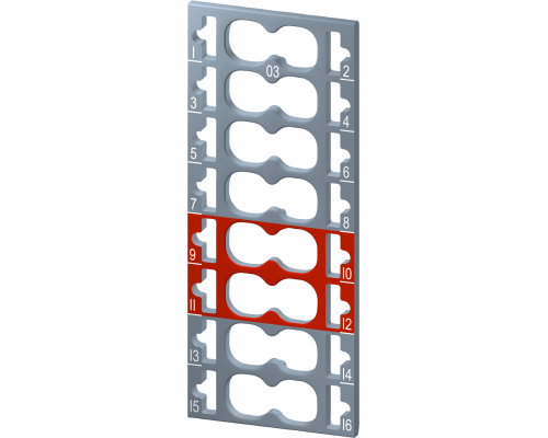 Siemens 6ES7193-6CP03-2MA0 Система маркировки Simatic ET 200SP, 10 бирок, 12 серых + 4 красных для модулей CC03 Siemens 6ES7193-6CP03-2MA0 Система маркировки Simatic ET 200SP, 10 бирок, 12 серых + 4 красных для модулей CC03
