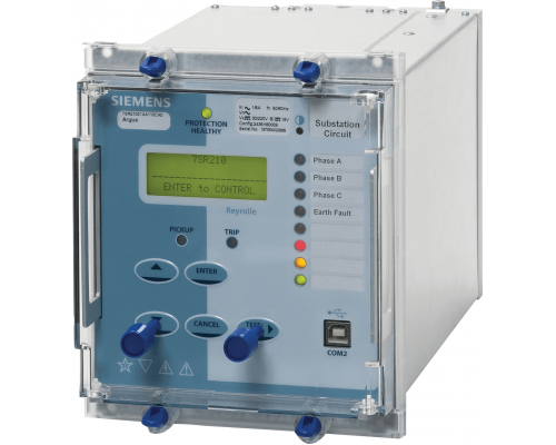 Siemens 7SR2202-2.A11-0CA0 Реле токовой защиты, 5 тт, 4 тн, 8 сид, 3 двх/6 двых, измерительный вход 1/5 а, 63,5/110 в Siemens 7SR2202-2.A11-0CA0 Реле токовой защиты, 5 тт, 4 тн, 8 сид, 3 двх/6 двых, измерительный вход 1/5 а, 63,5/110 в