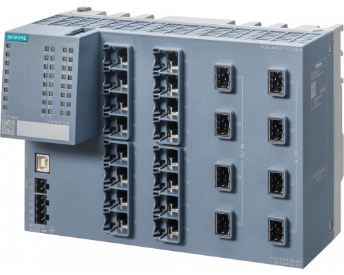 Siemens 6GK5324-8TS00-2AC2 Управляемый коммутатор SCALANCE XC316-8, 16 портов RJ45 (10/100/1000 Mbit/s) и 8 портов SFP+ (1/10 Gbit/s) Siemens 6GK5324-8TS00-2AC2 Управляемый коммутатор SCALANCE XC316-8, 16 портов RJ45 (10/100/1000 Mbit/s) и 8 портов SFP+ (1/10 Gbit/s)