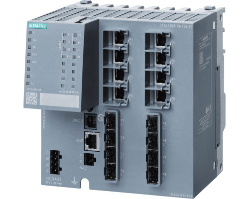 Siemens 6GK5408-8GS00-2AM2 Управляемый коммутатор 3 уровня, 8 портов 10/100/1000 Мбит/с, 8 SFP, расширение до р. Siemens 6GK5408-8GS00-2AM2 Управляемый коммутатор 3 уровня, 8 портов 10/100/1000 Мбит/с, 8 SFP, расширение до р.