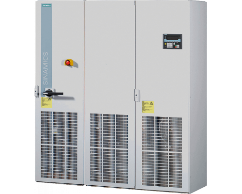 Siemens 6SL3710-7LE37-5AA3 Преобразователь частоты шкафного типа, 400 кВт, 380-480 В, с активным сетевым модулем и фильтром ЭМС Siemens 6SL3710-7LE37-5AA3 Преобразователь частоты шкафного типа, 400 кВт, 380-480 В, с активным сетевым модулем и фильтром ЭМС