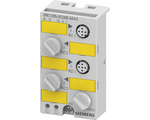 Siemens 3RK1205-0CQ00-0AA3 Компактный модуль безопасности k45f, IP67, digital, 4f-di, 4 x safe input cat. 1/2 or 2 x safe input cat. 3/4 Siemens 3RK1205-0CQ00-0AA3 Компактный модуль безопасности k45f, IP67, digital, 4f-di, 4 x safe input cat. 1/2 or 2 x safe input cat. 3/4