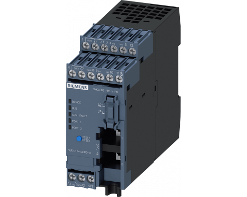 Siemens 3UF7011-1AU00-0 Базовый модуль 3 simocode pro v pn, Ethernet/Profinet IO, OPC UA сервер, PN System Redundancy Siemens 3UF7011-1AU00-0 Базовый модуль 3 simocode pro v pn, Ethernet/Profinet IO, OPC UA сервер, PN System Redundancy