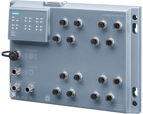Siemens 6GK5216-0UA00-5ES6 Управляемый промышленный коммутатор Scalance xp216poe eec, 12x 10/100 мбит, 4x 10/100/1000 мбит, IP65, PoE Siemens 6GK5216-0UA00-5ES6 Управляемый промышленный коммутатор Scalance xp216poe eec, 12x 10/100 мбит, 4x 10/100/1000 мбит, IP65, PoE