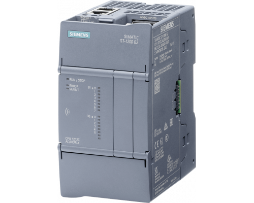 Siemens 6ES7212-1AG50-0XB0 Компактный контроллер SIMATIC S7-1200 G2 CPU 1212C DC/DC/DC с питанием DC 20.4-28.8 В Siemens 6ES7212-1AG50-0XB0 Компактный контроллер SIMATIC S7-1200 G2 CPU 1212C DC/DC/DC с питанием DC 20.4-28.8 В
