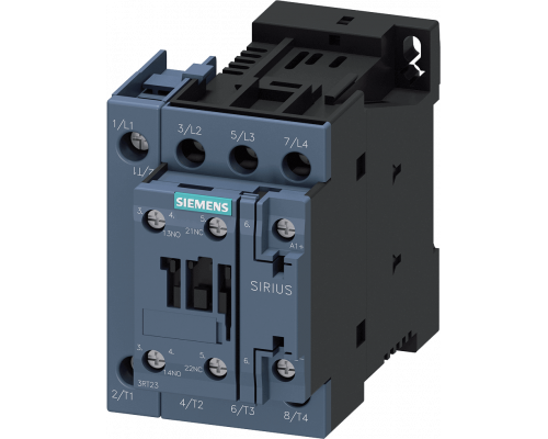 Siemens 3RT2325-1BF40 Контактор для электроустановок, 22 кВт/400 В, 35 А, 1S+1OE, DC 110 В, 4-пол. Siemens 3RT2325-1BF40 Контактор для электроустановок, 22 кВт/400 В, 35 А, 1S+1OE, DC 110 В, 4-пол.