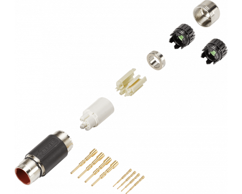 Siemens 6FX2003-1CG10 Силовой штекер, 8-пол., для линейных двигателей, наружная резьба Siemens 6FX2003-1CG10 Силовой штекер, 8-пол., для линейных двигателей, наружная резьба