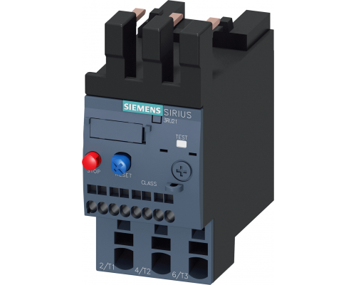 Siemens 3RU2126-1JC0 Реле перегрузки для электродвигателя, типоразмер S0, класс 10, 7.0...10 A Siemens 3RU2126-1JC0 Реле перегрузки для электродвигателя, типоразмер S0, класс 10, 7.0...10 A