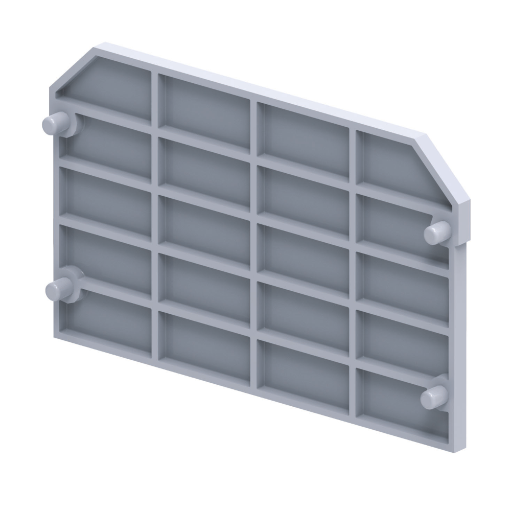 KEAZ Крышка концевая для клеммы проходной OptiClip EPCMC2-2-QUATTRO-серый KEAZ Крышка концевая для клеммы проходной OptiClip EPCMC2-2-QUATTRO-серый