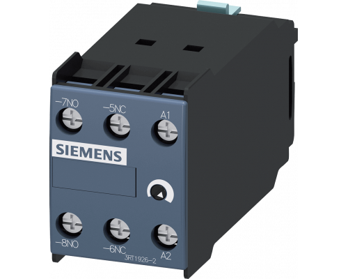 Siemens 3RT1926-2FL31 Электронный блок с задержкой срабатывания, диапазон уставок 5 s..100 s, ac/dc 220.240 v, 1нo+1нз Siemens 3RT1926-2FL31 Электронный блок с задержкой срабатывания, диапазон уставок 5 s..100 s, ac/dc 220.240 v, 1нo+1нз