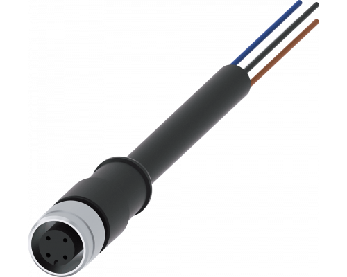 Siemens 3SX5601-3SB54 Соединительный кабель с гнездовым контактом m12, 4-полюсным, прямой, и свободным концом кабеля длиной 5 м Siemens 3SX5601-3SB54 Соединительный кабель с гнездовым контактом m12, 4-полюсным, прямой, и свободным концом кабеля длиной 5 м