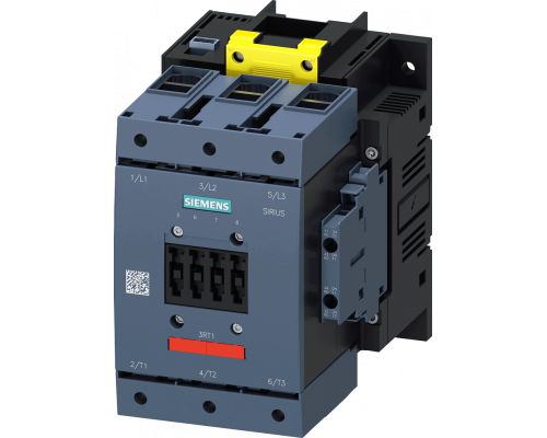 Siemens 3RT1054-1SF36-3PA0 Силовой контактор, AC-3 115A, 55 кВт/400В, катушка AC/DC, вход F-SPS, S6, 2 но + 2 НЗ Siemens 3RT1054-1SF36-3PA0 Силовой контактор, AC-3 115A, 55 кВт/400В, катушка AC/DC, вход F-SPS, S6, 2 но + 2 НЗ