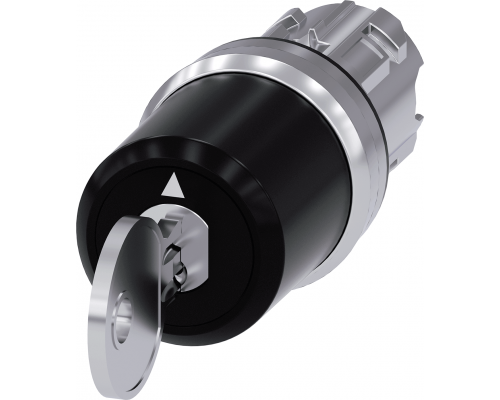 Siemens 3SU1050-5BM01-0AA0 Актуатор поворотного переключателя с ключом, 22мм, круглый, с номером замка SSG10, 3 положения Siemens 3SU1050-5BM01-0AA0 Актуатор поворотного переключателя с ключом, 22мм, круглый, с номером замка SSG10, 3 положения