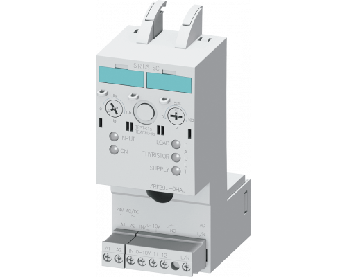 Siemens 3RF2990-0HA16 Регулятор мощности, ток до 90А, 400-600В / 24В, для полупроводниковых реле/контакторов Siemens 3RF2990-0HA16 Регулятор мощности, ток до 90А, 400-600В / 24В, для полупроводниковых реле/контакторов