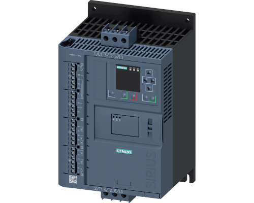 Siemens 3RW5513-1HA04 Устройство плавного пуска с питанием 200-480 В, током до 13 А (Class 10 E) и питанием управления 24 В Siemens 3RW5513-1HA04 Устройство плавного пуска с питанием 200-480 В, током до 13 А (Class 10 E) и питанием управления 24 В