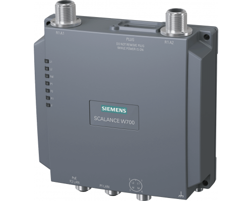 Siemens 6GK5778-1GY00-0TA0 Точка доступа Iwlan, Scalance W778-1 M12 EEC, 1 радио, 2 порта антенн N-Con, IP65, -40…+75 °C Siemens 6GK5778-1GY00-0TA0 Точка доступа Iwlan, Scalance W778-1 M12 EEC, 1 радио, 2 порта антенн N-Con, IP65, -40…+75 °C