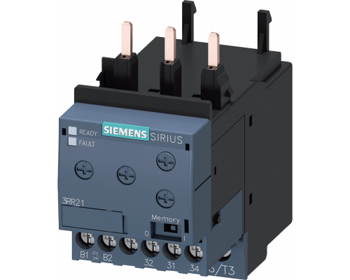 Siemens 3RR2142-1AA30 Реле контроля для контактора, S0, 24V, контроль тока 4-40A, защита от обрыва фазы и провода Siemens 3RR2142-1AA30 Реле контроля для контактора, S0, 24V, контроль тока 4-40A, защита от обрыва фазы и провода