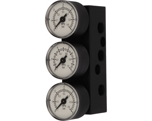 Siemens 6DR4004-2M Блок манометров для SIPART PS2, двухнаправленного действия, 1 манометр сетевого давления: 10 бар, 2 манометра давления в камерах: 6 бар Siemens 6DR4004-2M Блок манометров для SIPART PS2, двухнаправленного действия, 1 манометр сетевого давления: 10 бар, 2 манометра давления в камерах: 6 бар