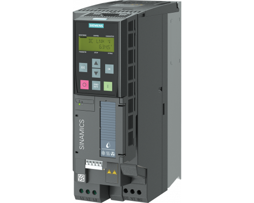 Siemens 6SL3220-1YD20-0CB0 Частотное преобразователь, Мощность 4 кВт, 380 В, фильтр класса А, защита IP20, размеры 275x100x209 мм Siemens 6SL3220-1YD20-0CB0 Частотное преобразователь, Мощность 4 кВт, 380 В, фильтр класса А, защита IP20, размеры 275x100x209 мм