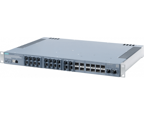 Siemens 6GK5334-3TS00-4AR3 Управляемый коммутатор Layer 2, 20 портов RJ45 10/100/1000 Mbps, 2 порта RJ45 1G/2.5G/5G/10 Gbps, 4 порта SFP 100M/1G, 8 портов SFP+ 1G/10G Siemens 6GK5334-3TS00-4AR3 Управляемый коммутатор Layer 2, 20 портов RJ45 10/100/1000 Mbps, 2 порта RJ45 1G/2.5G/5G/10 Gbps, 4 порта SFP 100M/1G, 8 портов SFP+ 1G/10G
