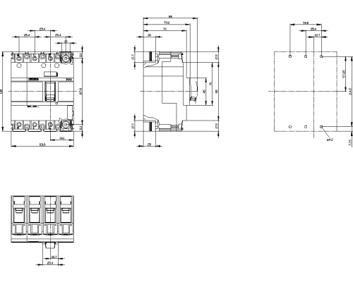 Siemens 3VA1132-3ED42-0AA0 Выключатель в литом корпусе 3va1 iec типоразмер 160 класс откл. способности n icu=25ka @ 415 в 4-полюс. Siemens 3VA1132-3ED42-0AA0 Выключатель в литом корпусе 3va1 iec типоразмер 160 класс откл. способности n icu=25ka @ 415 в 4-полюс.