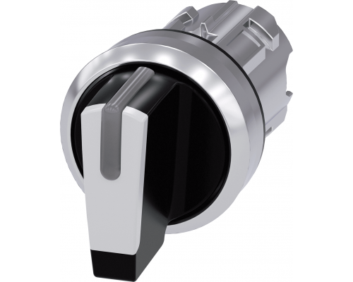 Siemens 3SU1052-2BP60-0AA0 Актуатор поворотного переключателя, 22mm, 3 положения, с подсветкой, металл, рукоятка черная Siemens 3SU1052-2BP60-0AA0 Актуатор поворотного переключателя, 22mm, 3 положения, с подсветкой, металл, рукоятка черная