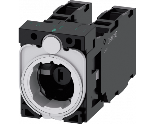 Siemens 3SU1501-1AG40-1LA0 Держатель для модулей, пластик, 3 модуля, 2x1но+1нз, светодиодная подсветка Siemens 3SU1501-1AG40-1LA0 Держатель для модулей, пластик, 3 модуля, 2x1но+1нз, светодиодная подсветка