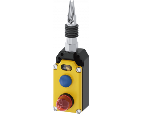 Siemens 3SE7150-1BH04 Предохранительный тросовый выключатель с металлическим корпусом, 2 x M20x1,5 Siemens 3SE7150-1BH04 Предохранительный тросовый выключатель с металлическим корпусом, 2 x M20x1,5