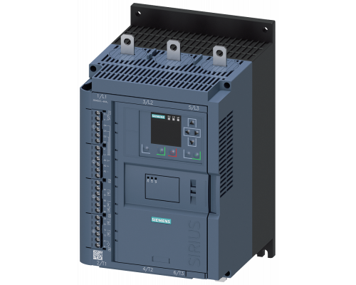 Siemens 3RW5534-6HA04 Устройство плавного пуска с номинальным рабочим напряжением 200-480 В и током до 113 А (Class 10 E) Siemens 3RW5534-6HA04 Устройство плавного пуска с номинальным рабочим напряжением 200-480 В и током до 113 А (Class 10 E)