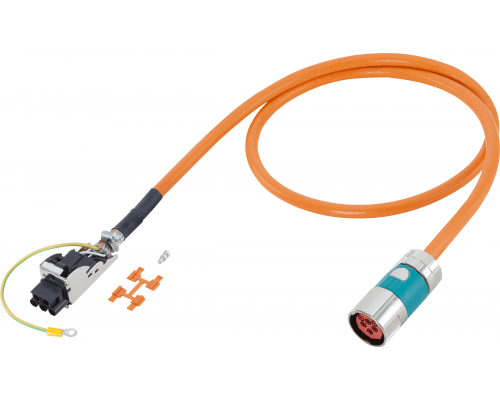 Siemens 6FX8002-5CS41-.... Силовой кабель с разъемами для Siemens (1ft/1fk) 4x4 c, Motion-Connect 800 Siemens 6FX8002-5CS41-.... Силовой кабель с разъемами для Siemens (1ft/1fk) 4x4 c, Motion-Connect 800