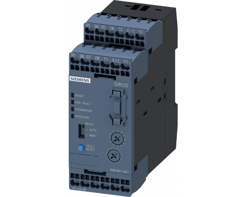 Siemens 3RB2283-4AC1 Электронное реле перегрузки, типоразмер S00...S12, класс 5..30, раздельный монтаж Siemens 3RB2283-4AC1 Электронное реле перегрузки, типоразмер S00...S12, класс 5..30, раздельный монтаж