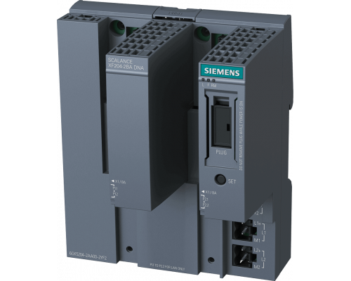 Siemens 6GK5204-0BA00-2YF2 Управляемый коммутатор Scalance xf204 dna, 2 RJ45, 4x 10/100 Мбит/с, поддержка C-Plug, -40°C до +70°C Siemens 6GK5204-0BA00-2YF2 Управляемый коммутатор Scalance xf204 dna, 2 RJ45, 4x 10/100 Мбит/с, поддержка C-Plug, -40°C до +70°C