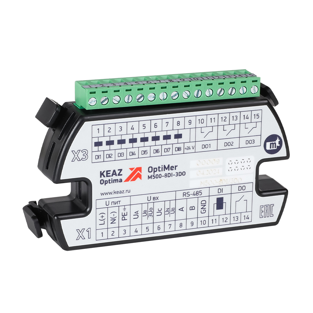 KEAZ Модуль расширения OptiMer-M500-8DI-3DO KEAZ Модуль расширения OptiMer-M500-8DI-3DO