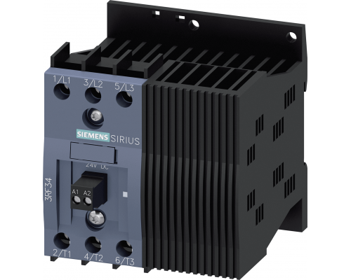 Siemens 3RF3416-1BB24 Полупроводниковый контактор 3RF3 AC53 16A, 40°C, 48-480V/110-230V AC, мгновенная коммутация Siemens 3RF3416-1BB24 Полупроводниковый контактор 3RF3 AC53 16A, 40°C, 48-480V/110-230V AC, мгновенная коммутация