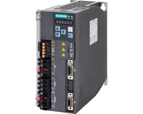 Siemens 6SL3210-5FB10-8UF0 Частотное преобразование для электродвигателя, 0.75 кВт, 200-240 В, IP20, размер C Siemens 6SL3210-5FB10-8UF0 Частотное преобразование для электродвигателя, 0.75 кВт, 200-240 В, IP20, размер C