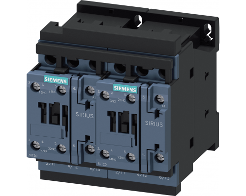 Siemens 3RA2328-8XB30-1AC2 Реверсивная сборка, 18.5 кВт, 400 В, 24 В, 50/60 Гц, 3-пол., S0, винтовые клеммы Siemens 3RA2328-8XB30-1AC2 Реверсивная сборка, 18.5 кВт, 400 В, 24 В, 50/60 Гц, 3-пол., S0, винтовые клеммы