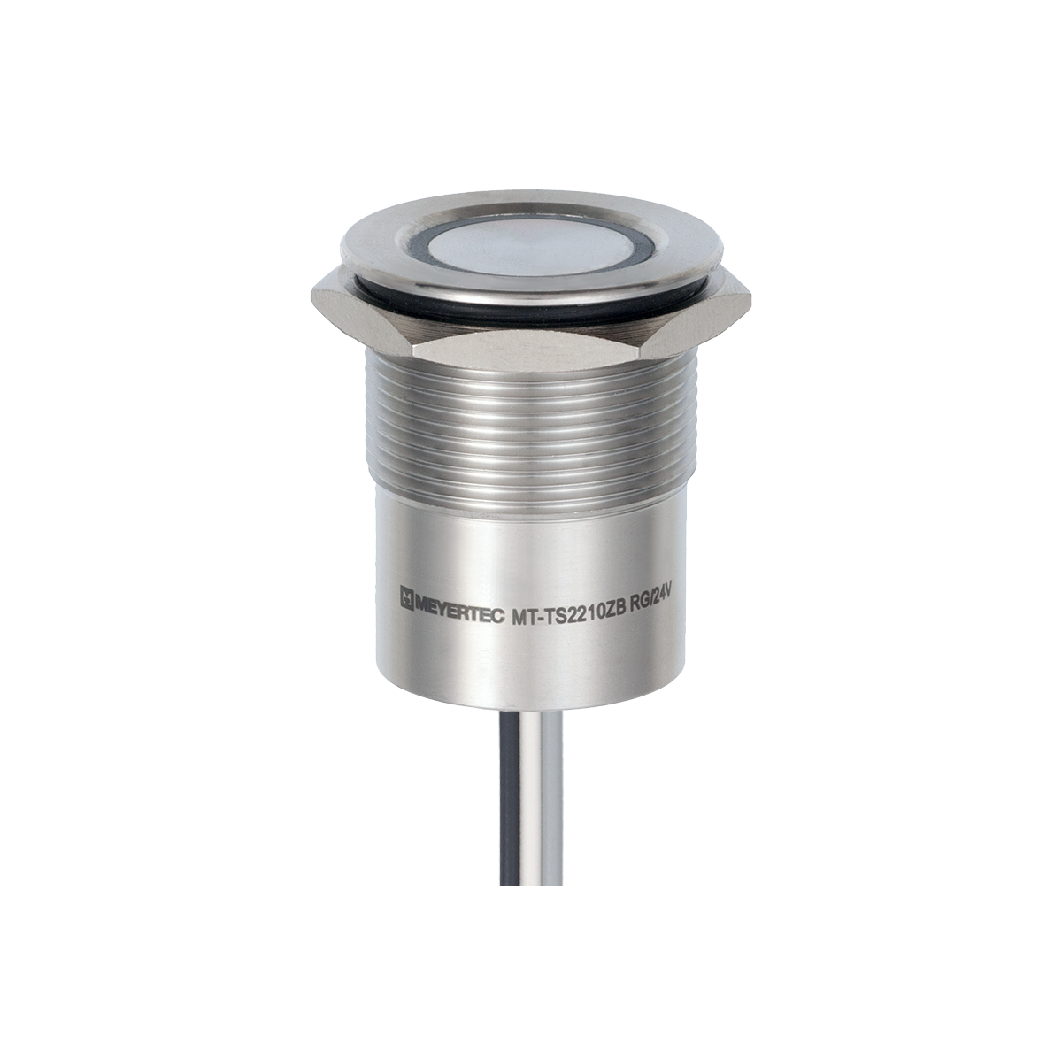 MT-TS2210ZBRG Кнопка сенсорная с подсветкой (красная/зеленая), Ø22 мм, NO, с фиксацией, NPN, 24В DC, IP68 MT-TS2210ZBRG Кнопка сенсорная с подсветкой (красная/зеленая), Ø22 мм, NO, с фиксацией, NPN, 24В DC, IP68