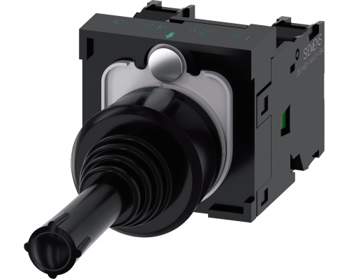 Siemens 3SU1100-7AA10-1NA0 Координатный соединитель, 22 мм, кругл., пластмасса, черный, 2 положения, с фиксацией Siemens 3SU1100-7AA10-1NA0 Координатный соединитель, 22 мм, кругл., пластмасса, черный, 2 положения, с фиксацией