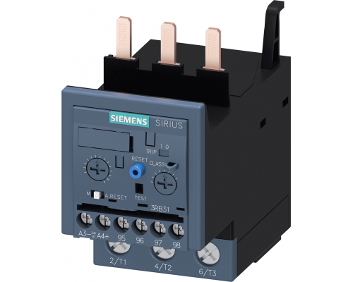 Siemens 3RB3133-4WB0 Реле перегрузки для электродвигателя, диапазон токов 20…80 А, типоразмер s2, класс 5е…30е Siemens 3RB3133-4WB0 Реле перегрузки для электродвигателя, диапазон токов 20…80 А, типоразмер s2, класс 5е…30е