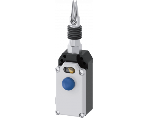 Siemens 3SE7150-1BF00 Тросовый выключатель, корпус из металла, 2 разъема M20x1,5, 2НЗ, с фиксацией EN418 Siemens 3SE7150-1BF00 Тросовый выключатель, корпус из металла, 2 разъема M20x1,5, 2НЗ, с фиксацией EN418