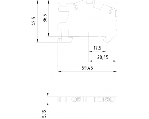 Siemens 8WH6001-0CF07 Клемма проходная для заземления и защиты, сечение 2,5 мм², ширина 5,2 мм, цвет зелено-желтый Siemens 8WH6001-0CF07 Клемма проходная для заземления и защиты, сечение 2,5 мм², ширина 5,2 мм, цвет зелено-желтый