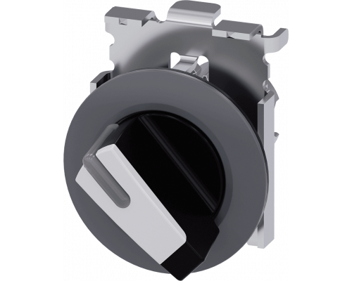 Siemens 3SU1062-2DC60-0AA0 Актуатор поворотного переключателя с подсветкой, 30mm, металл матовый, 2 положения Siemens 3SU1062-2DC60-0AA0 Актуатор поворотного переключателя с подсветкой, 30mm, металл матовый, 2 положения