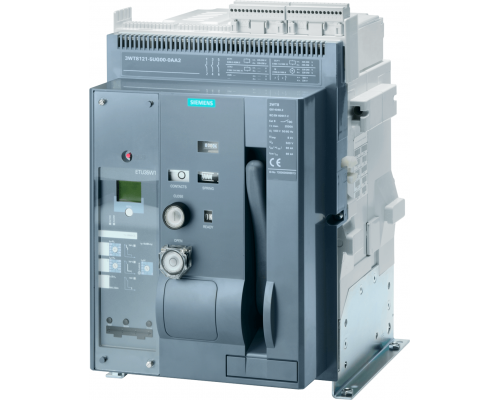Siemens 3WT8161-7UA30-0AA2 Стационарный выключатель 3-полюс, I, IN=1600A, до 500 В, 50/60 Гц, ICU=66kA, с ручным приводом Siemens 3WT8161-7UA30-0AA2 Стационарный выключатель 3-полюс, I, IN=1600A, до 500 В, 50/60 Гц, ICU=66kA, с ручным приводом