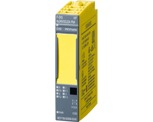 Siemens 6ES7136-6DB00-0CA0 Электронный модуль Simatic DP для ET 200SP, 4 выхода Profisafe, 24В/2А, до PL e/SIL3 Siemens 6ES7136-6DB00-0CA0 Электронный модуль Simatic DP для ET 200SP, 4 выхода Profisafe, 24В/2А, до PL e/SIL3