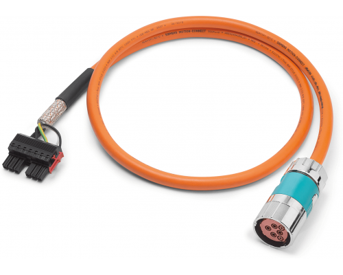 Siemens 6FX5002-5DN26-1DF0 Силовой кабель предварительно собранный 4x1.5 с разъемом SPEED-CONNECT для SINAMICS S120 Siemens 6FX5002-5DN26-1DF0 Силовой кабель предварительно собранный 4x1.5 с разъемом SPEED-CONNECT для SINAMICS S120