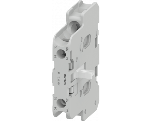Siemens 3TY6501-1K Блок дополнительных контактов для реле защиты Siemens 3TB46 - 3TB50 Siemens 3TY6501-1K Блок дополнительных контактов для реле защиты Siemens 3TB46 - 3TB50