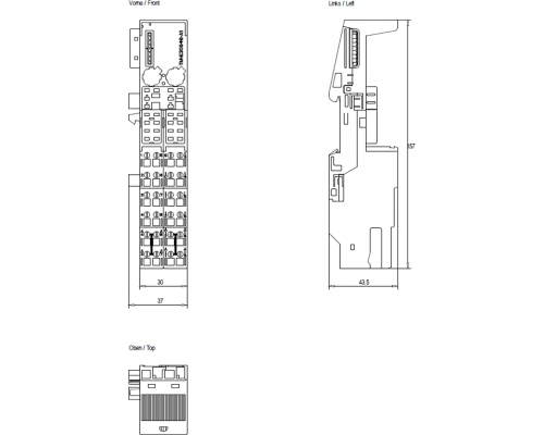 Siemens 6ES7193-4CF40-0AA0 Терминальный модуль TM-E30S46-A1 для Simatic DP ET 200S (4x6 контактов) Siemens 6ES7193-4CF40-0AA0 Терминальный модуль TM-E30S46-A1 для Simatic DP ET 200S (4x6 контактов)