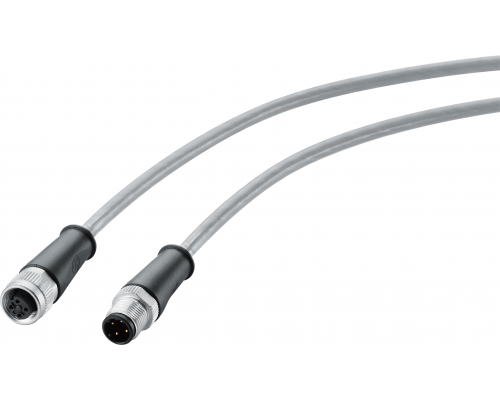 Siemens 6XV1801-5AH10 Силовой кабель повышенной стойкости M12-180/M12-180, IP69, для ET200 Siemens 6XV1801-5AH10 Силовой кабель повышенной стойкости M12-180/M12-180, IP69, для ET200